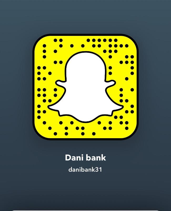 Snapchat (Danibank31) I’m available for FaceTime and hook up